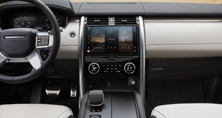 A Pivi Pro rendszer az új Land Rover Discovery belső terében