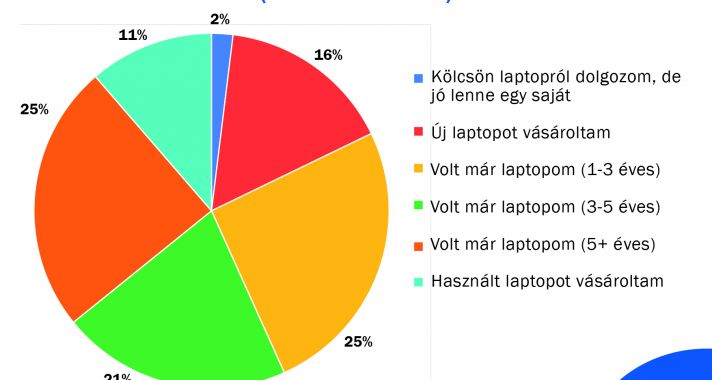 Több munka, kevesebb szórakozás – markánsan megváltozott az otthoni laptophasználat hazánkban a pandémia hatására