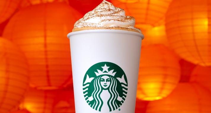 Pumpkin Spice Latte újrahasznosított anyagokból készült bögrében